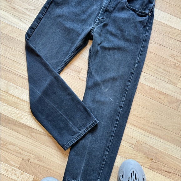 Vintage 90s Levi's 501 Ash Gray Denim Jeans - Picture 5 of 9